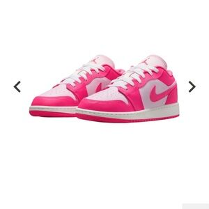 Stylish Pink and White Sneakers